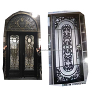 Crewell Design moderne personnalisé escalier intérieur élégant fantaisie garde-corps en fer forgé main courante pour escalier en colimaçon pour décor de villa