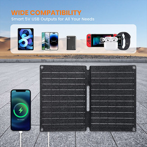 Kunden spezifisches 15W 30W 40W faltbares tragbares Solar panel für Telefon Laptop Laden Mini Solar panel für den Heimgebrauch - Product Image 6