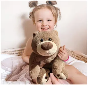 NUEVA colección de oso de peluche, animal de peluche ponderado, peso interior extraíble, almohada de animal abrazo suave y enorme para niños y adultos