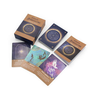 Jeu de tarot personnalisé Cartes de bien-être fondées sur l'affirmation manifeste Cartes de <span class=keywords><strong>psychologie</strong></span> Cartes flash en PVC pour la santé mentale - Product Image 4