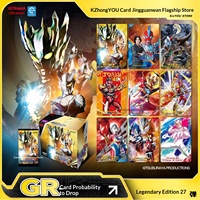 Cartes Kayou Ultraman Édition Légendaire Série 27 Boîte Complète de Cartes en Papier Packs Signature USR & Album de Collection Officiel TCG