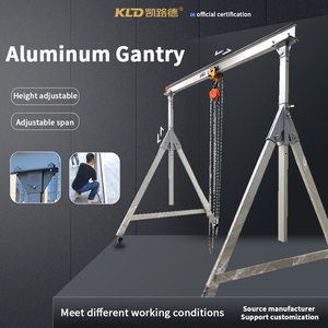 Grue à portique en aluminium automatique, petite et portable, 3 tonnes, certifiée ISO CE, hauteur de levage de 5 m, prix de gros - Product Image 3