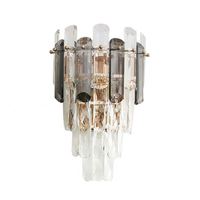 Lampe murale en cristal nordique moderne, vente en gros, verre blanc chaud pour la décoration intérieure, vintage, chambre à coucher, restaurants, suspension au plafond
