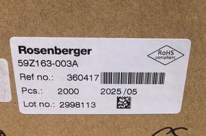Adaptador Rosenberger 59Z163-003A 59Z163-<span class=keywords><strong>003</strong></span>-A Nuevo - Product Image 2