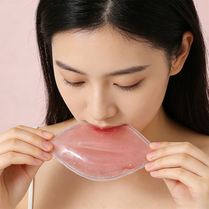 Bolsa de Gel en Forma de Labios de Grado Alimenticio Personalizada HANERSHI para Terapia de Frío y Calor, Compresa de Hielo Flexible Reutilizable con Enfriamiento Suave - Product Image 5