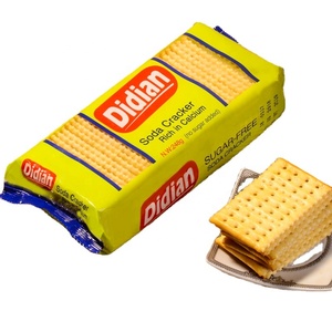 248g di biscotti croccanti senza zucchero di Soda Halal e sale Cracker senza zucchero di forma <span class=keywords><strong>rettangolare</strong></span> confezionati in sacchetto o cartone - Product Image 3