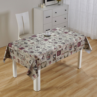 Nappe en PVC imprimée métallique RNPT avec support tissé, patchwork, imperméable et anti-taches pour table à manger