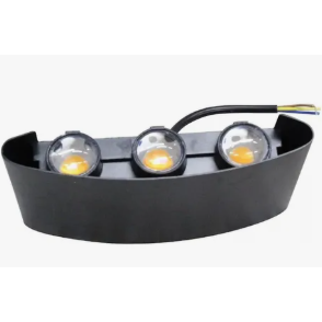 Moderna Lampada da Parete LED 12W Luce Bianca Calda e Fredda Classificata IP65 per Uso Esterno in Giardino Base in Alluminio Diffusore in Policarbonato PC 6W - Product Image 5