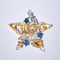 Kalung Liontin Bentuk Hati Zirkon Personalisasi, Kotak Foto, Kalung DIY, Kotak Transparan, Emas 18K, Kalung Wanita