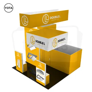 Tawns Portable Tradeshow Booth Display Stand Modular 20X20ft Exhibition Booth 6X6 Trade Show Booth Equipment With Custom Logo