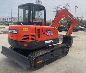 Basso prezzo corea Doosan DH55 escavatore utilizzato 5 Ton Doosan escavatore di seconda mano Mini idraulico cingolato scavatore per la vendita - Product Image 2