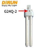 Lampe fluorescente PLC de haute qualité 220V 2U 5W 7W 9W 13W 18W 26W G24Q-1 G24Q-2 G24Q-3 4PIN pour éclairage intérieur, CFL-U