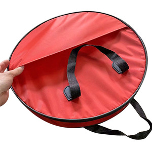 Thickened <b>Canvas</b> Fishing Bag Double Layer With Side Pockets Waterproof Multi Purpose Tackle Storage Gear - Product Image 3