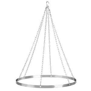 Anneau de suspension en métal argenté pour rideau de <span class=keywords><strong>plafond</strong></span>, 24 pouces, <span class=keywords><strong>kit</strong></span> de quincaillerie simple pour cérémonie de <span class=keywords><strong>mariage</strong></span> - Product Image 1