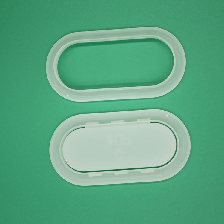 Eco-friendly Transparent Die Cut Handle Boxes 1000pcs Paper Packaging Handles Shopping Bags Buckets Paper Cut Plastic Handle