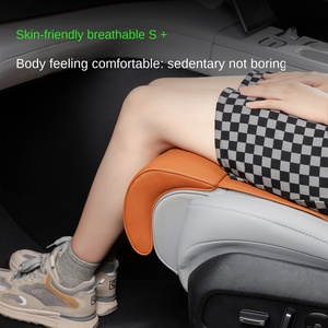 Cuscino universale in pelle per tutte le stagioni con poggiagambe integrato per estensione del sedile principale del passeggero nuova funzione auto - Product Image 4