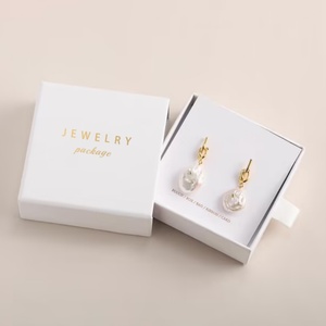 Caja de Regalo de Joyería Deslizante de Papel Mini con Logotipo Personalizado de Marca Privada al por Mayor - Product Image 4