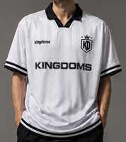 Maillot de football rétro personnalisé pour homme, tissu respirant à séchage rapide, logo d'équipe imprimé, nom personnalisé, été, adultes