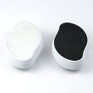 Mini haute qualité Pro personnalisé Laser Logo Nano verre pied fichier poignée 2 en 1 Double face callosités cristal <span class=keywords><strong>cheveux</strong></span> <span class=keywords><strong>gomme</strong></span> 2025 nouveau - Product Image 2