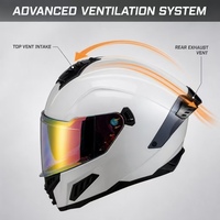 Casques de moto modulaires intégraux en ABS avec double visière pour la vente en gros aux magasins de détail