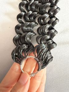 Extensiones de Cabello Humano para Trenzar con Ondas Profundas, Crochet, Cabello Humano con Nudos Milagrosos - Product Image 4