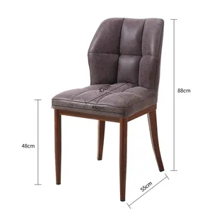 antique dining chair luxury Chaise de jardin en plastique de style nordique portant forte upholstery blue modern leather chair