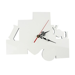 Reloj de Pared de MDF para Sublimación en Blanco, Personalizado con Impresión por Transferencia Térmica, Marco de Fotos de Madera, Panel Decorativo para Fotos de Hogar - Product Image 6