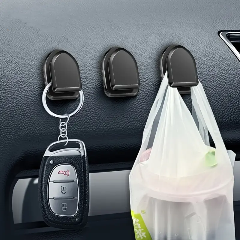 4 pezzi universale Mini cruscotto per auto ganci appiccicosi per chiavi cavi USB gancio portaoggetti per auto accessori interni per auto