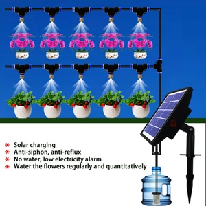 Solar Drip Irrigation System Plastic Automatic Watering <b>Timer</b> 4W for Home Gardens Balconies Green Houses-ZHITIAN SD-B15 - Product Image 3