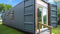 Ristorante Modulare in Container, Struttura Prefabbricata in Acciaio per Bar e Caffè, Unità Commerciale a Installazione Rapida