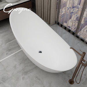 Gran oferta, bañera Btah independiente de lujo con forma de luna, bañeras acrílicas de baño independientes de gran tamaño - Product Image 3
