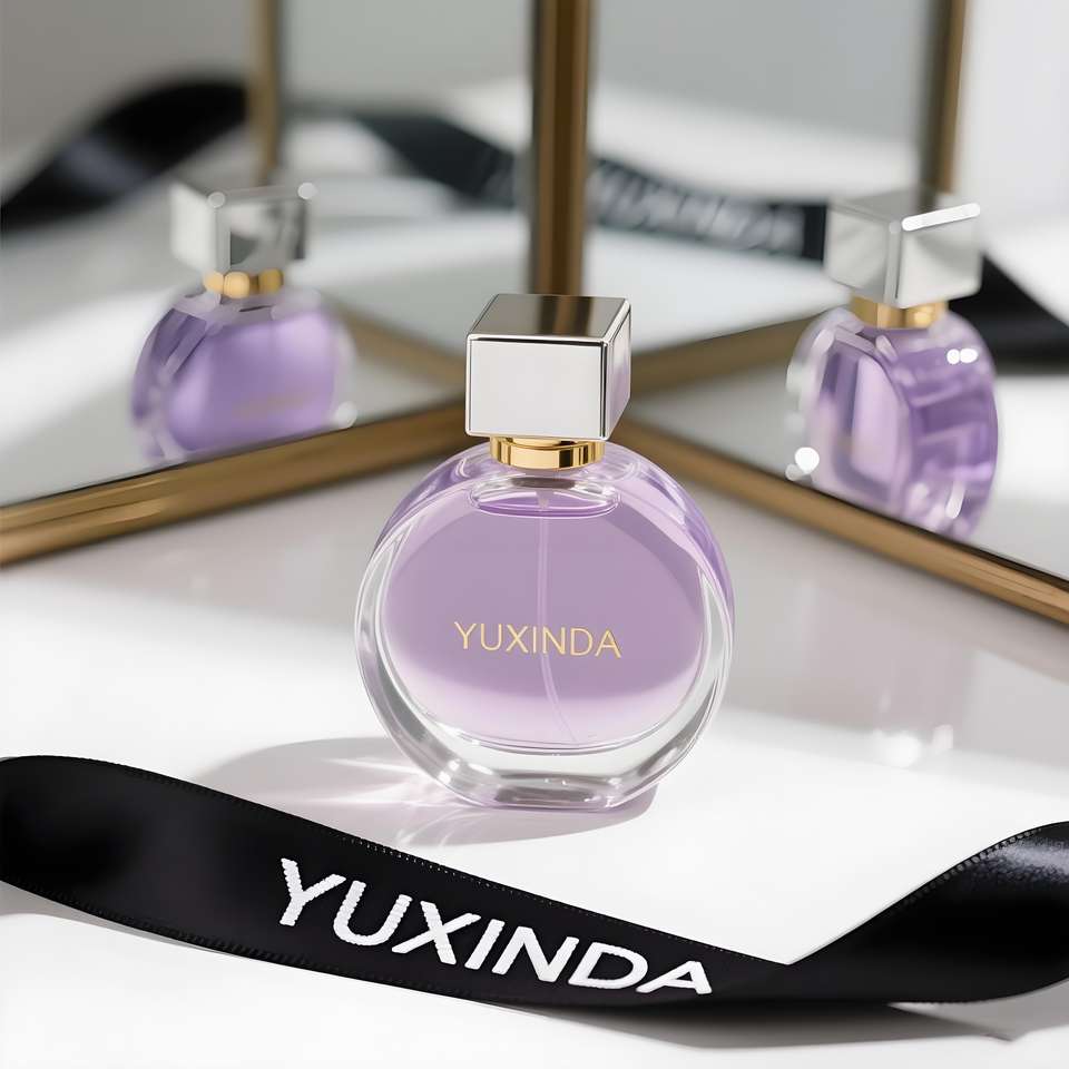 Custom Label 30 ml 50 ml 100 ml Empty Luxury Clear Cosmetic Packaging Glass Spray Perfume Bottle with Box