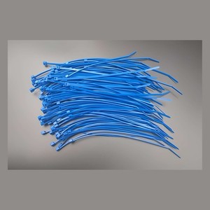 สายรัดเคเบิล PTFE ขนาด 3.6x150 มม. สีฟ้า  สายรัดซิปฟลูออโรโพลิเมอร์ บรรจุ 100 ชิ้น/ถุง ทนความร้อนสูง ทนสารเคมี - Product Image 2