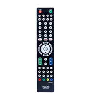 HUAYU-RM-L1599 RM-034S + LED LCD Netflix, botón de funciones inalámbricas inteligentes, mando a distancia Universal IR TV
