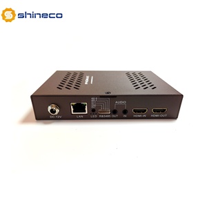 Low Latency IPTV <strong>Transcoder</strong> <strong>IP</strong> to <strong>IP</strong> 264 to 265 HDMI 4K Encoder NDI Video Audio Decoder - Product Image 1