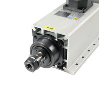 HQD GDF53-18Z/3.5 ER20 3.5KW Motor Spindle Berpendingin Udara dengan Penggerak Inverter 380V 18000RPM Torsi Maksimum 1.33Nm untuk Penggilingan CNC Kayu