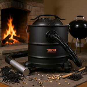 Aspirateur à cendres Vevor 5 gallons 1200W, aspirateur industriel sec et humide pour cheminées, grilles, barbecues - Product Image 2