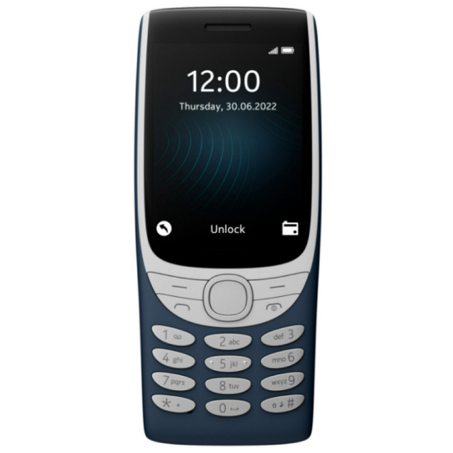 Factory Wholesale Noki 8210 Durable Long Battery Life Easy to Operate T9 Keypad 2.8-inch 4G Candybar Feature Phone