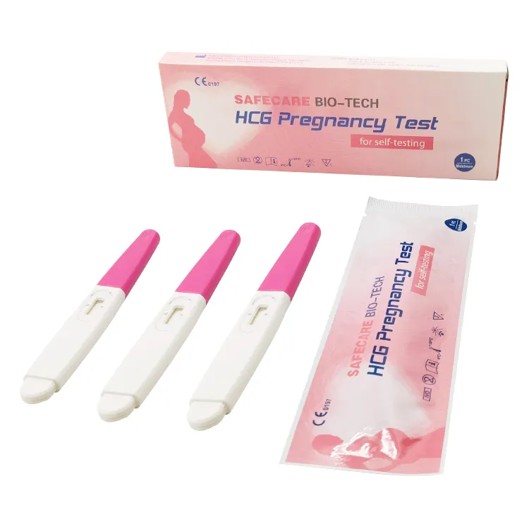 Hcg Een Stap Midstream Zwangerschap Urine Test Self Test Zwangerschap Snelle Test