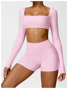 Женский спортивный костюм с высокой талией - Product Image 1