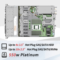 全新原装Poweredge R6515 R6525 R6615 R6625 AMD EPYC 1U机架串行设备互联网交换服务器