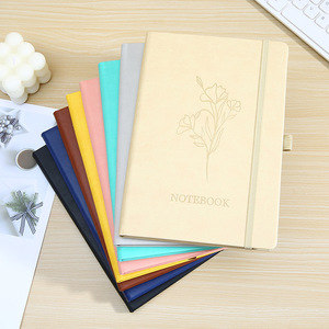 Tùy chỉnh chất lượng cao A5 PU da máy tính xách tay ban nhạc đàn hồi bút chủ eo con dấu phút của cuộc họp văn phòng cung cấp - Product Image 3