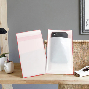 Vente en gros de sacs d'emballage en papier auto-adhésifs personnalisés design en <span class=keywords><strong>verre</strong></span> blanc pour <span class=keywords><strong>sous</strong></span>-vêtements t-shirts vêtements - Product Image 6