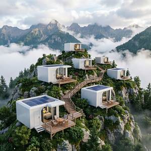 Maison Capsule en Forêt Montagneuse aux Philippines, Structure Résistante aux Intempéries avec Transport Facile pour la Déploiement de Projets Éloignés - Product Image 1