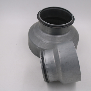 Giá Tốt HVAC Hệ Thống Thông Gió 0.5Mm Độ Dày Ép Ống Ống Giảm Tốc - Product Image 4