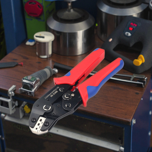 Hot Selling Diy Grade Zonnepaneel Terminal Krimptang Arbeidsbesparende Ratelveer Elektricien Handgereedschap - Product Image 5