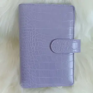 Carnet de notes en cuir élégant pour système financier français, classeur de budget A5 A6 avec enveloppe pour argent pour la gestion budgétaire - Product Image 1