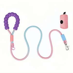 Correa <span class=keywords><strong>de</strong></span> perro <span class=keywords><strong>de</strong></span> nailon Premium para caminar, cuerda <span class=keywords><strong>de</strong></span> tracción <span class=keywords><strong>de</strong></span> grado <span class=keywords><strong>de</strong></span> carrera con color degradado, comodidad <span class=keywords><strong>de</strong></span> algodón <span class=keywords><strong>de</strong></span> burbujas y diseño resistente al desgaste - Product Image 2