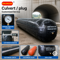 Ballon pneumatique en caoutchouc pour canalisation en béton gonflable de 900 mm, bouchon de canalisation, pont gonflable, ballon en caoutchouc pneumatique, airbag en caoutchouc gonflable