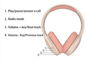Casque sans fil P2961 pour <span class=keywords><strong>Samsung</strong></span> iPhone, écouteurs stéréo HIFI, écouteurs de jeu - Product Image 4
